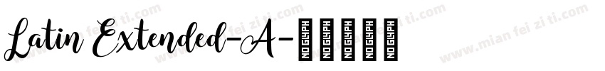 Latin Extended-A字体转换